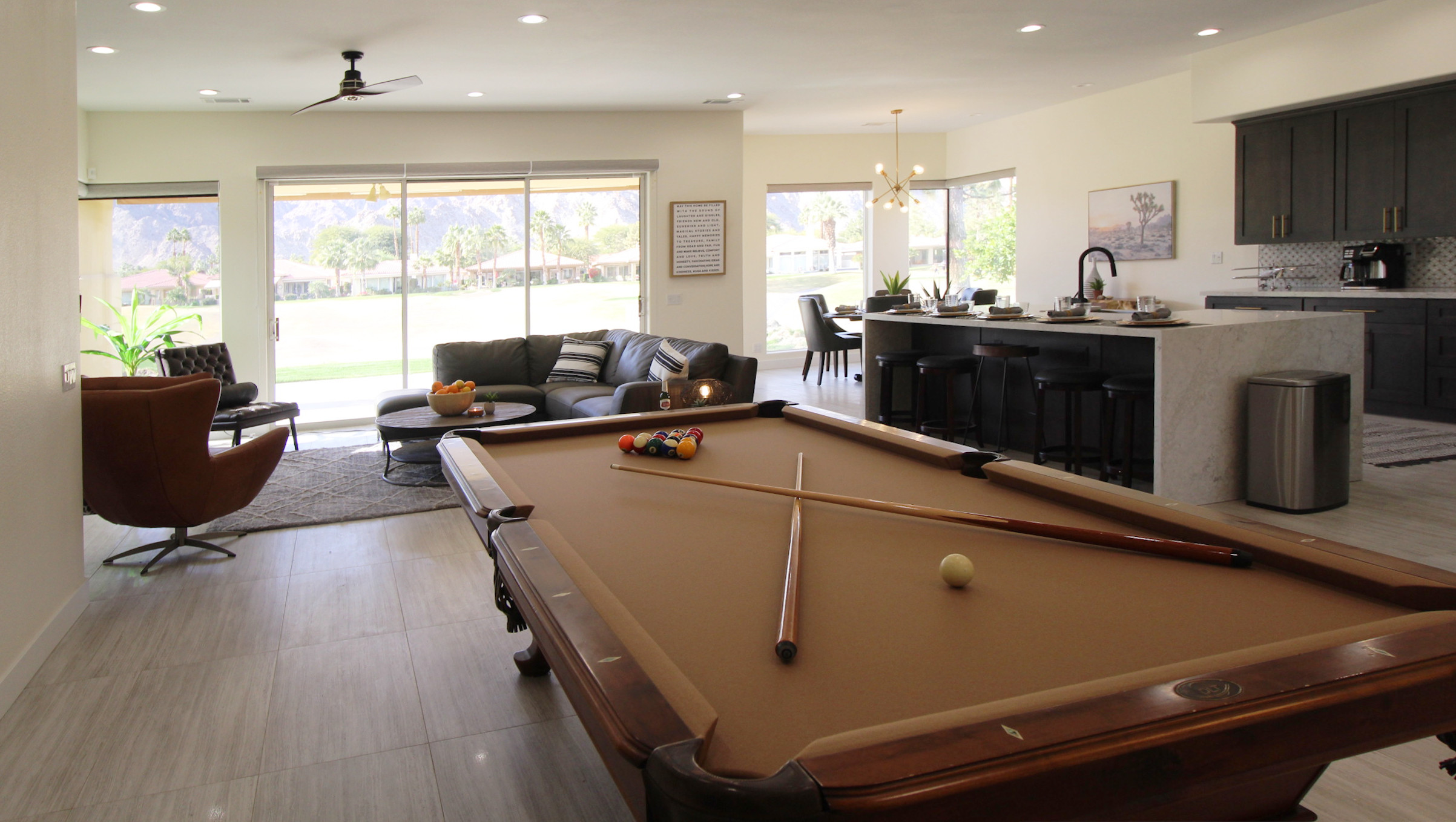 Desert-Lux Home on Golf Course w/ Pano Views